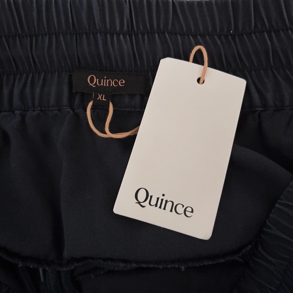 QUINCE Vintage Wash Tencel Tiered Maxi Skirt Midnight Blue Sz XL NWT - Picture 7 of 10